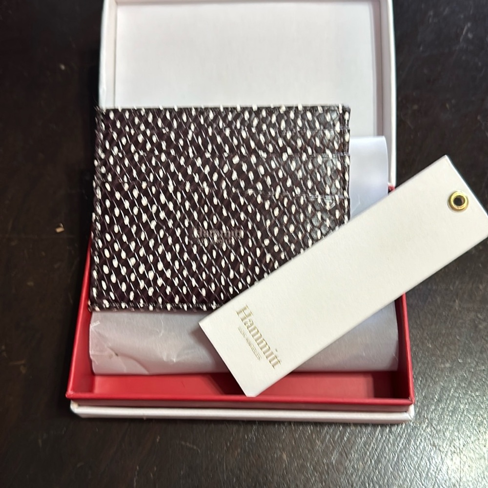 Hammitt espressos reserve card wallet new in box with tag